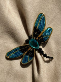 Turquoise Butterfly Brooch