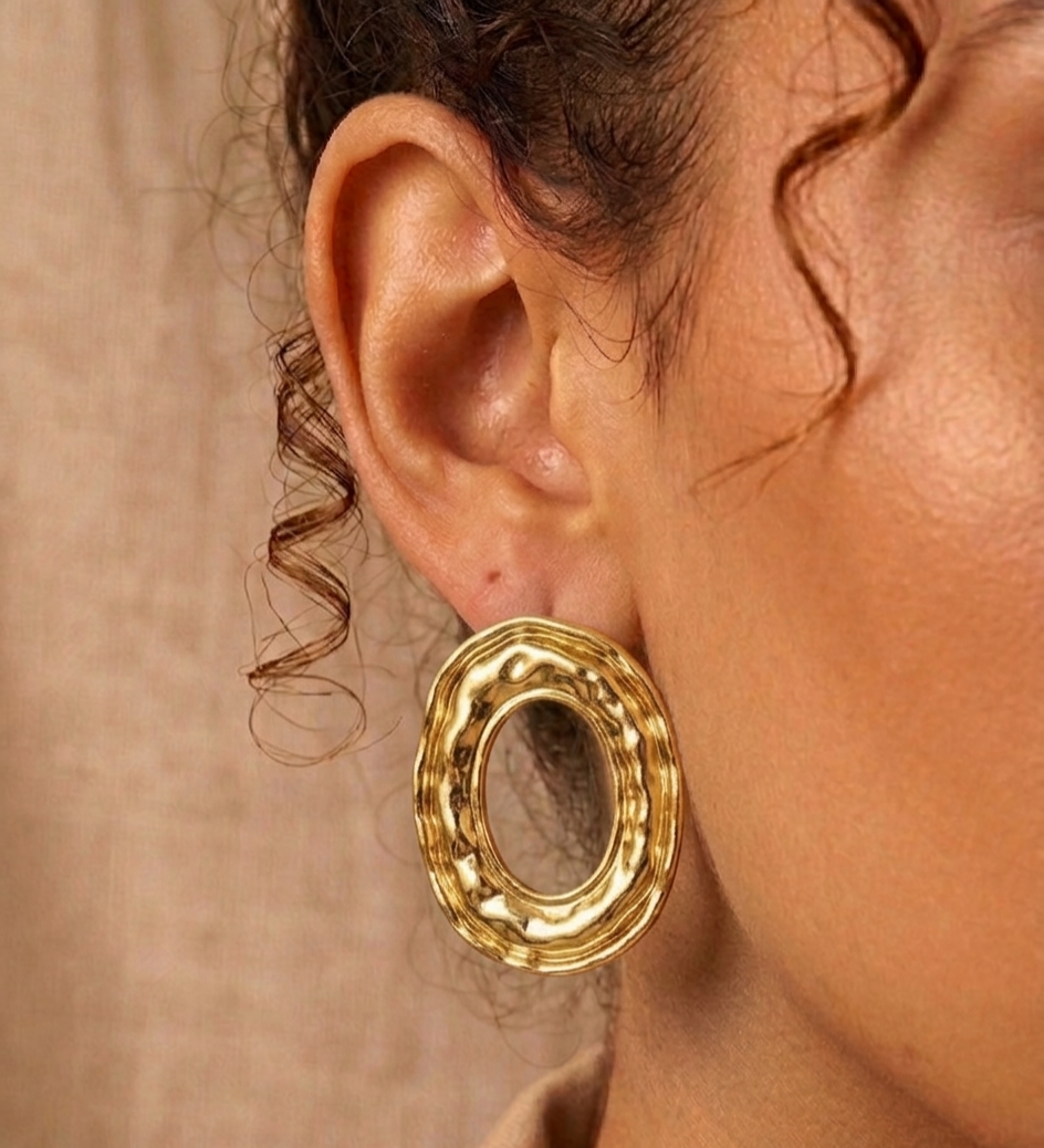 Melted Luna Earing