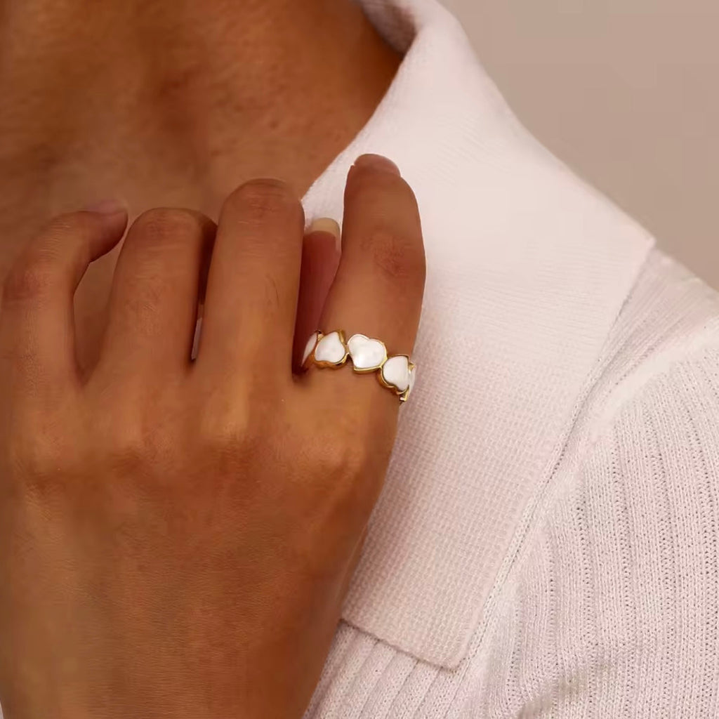 Heart Shell Ring