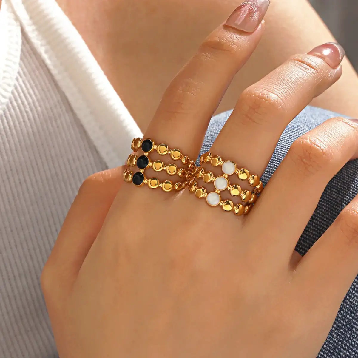 Three Layer Shell Ring