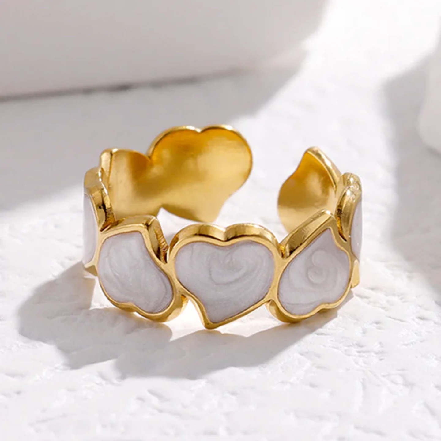 Heart Shell Ring