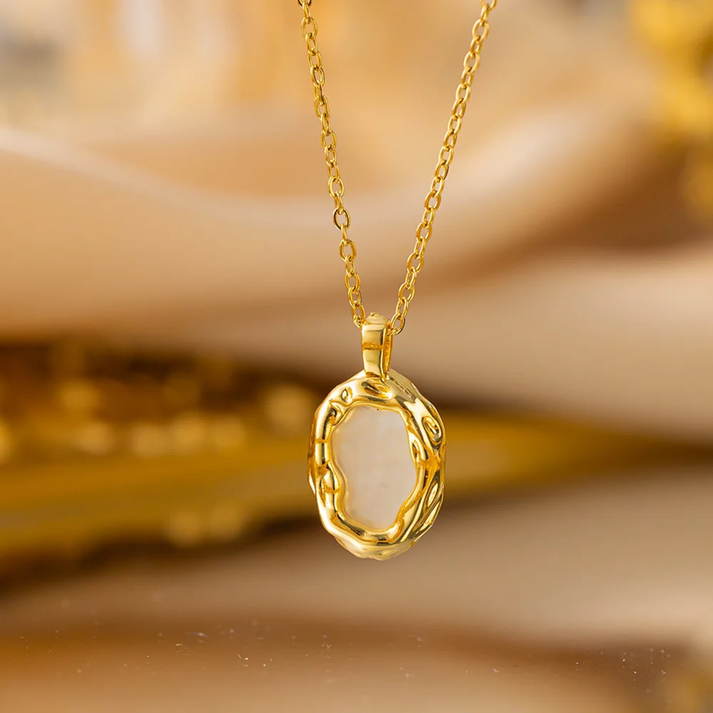 Irregular Shell Golden Necklace