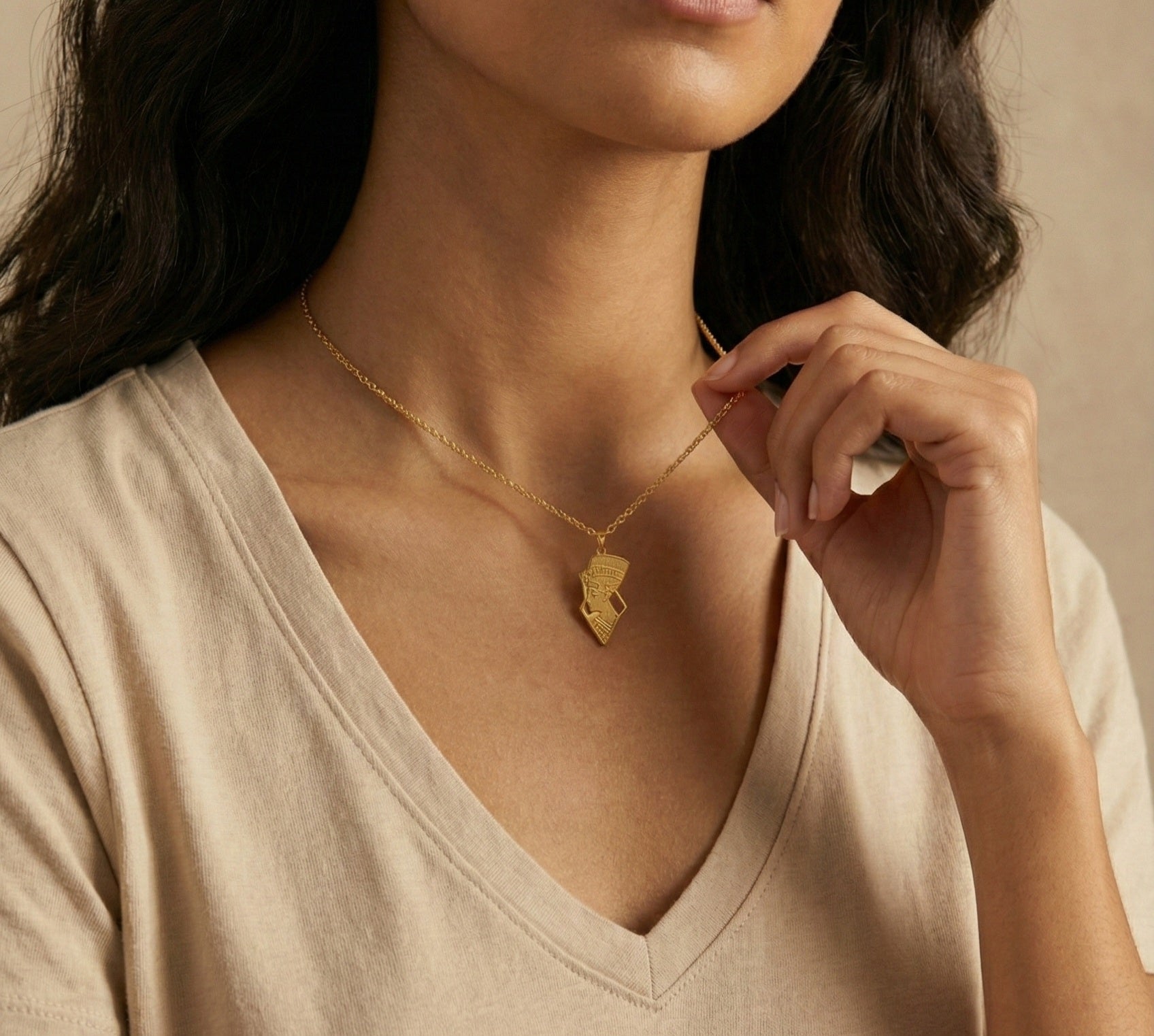 Nefertari Golden Necklace