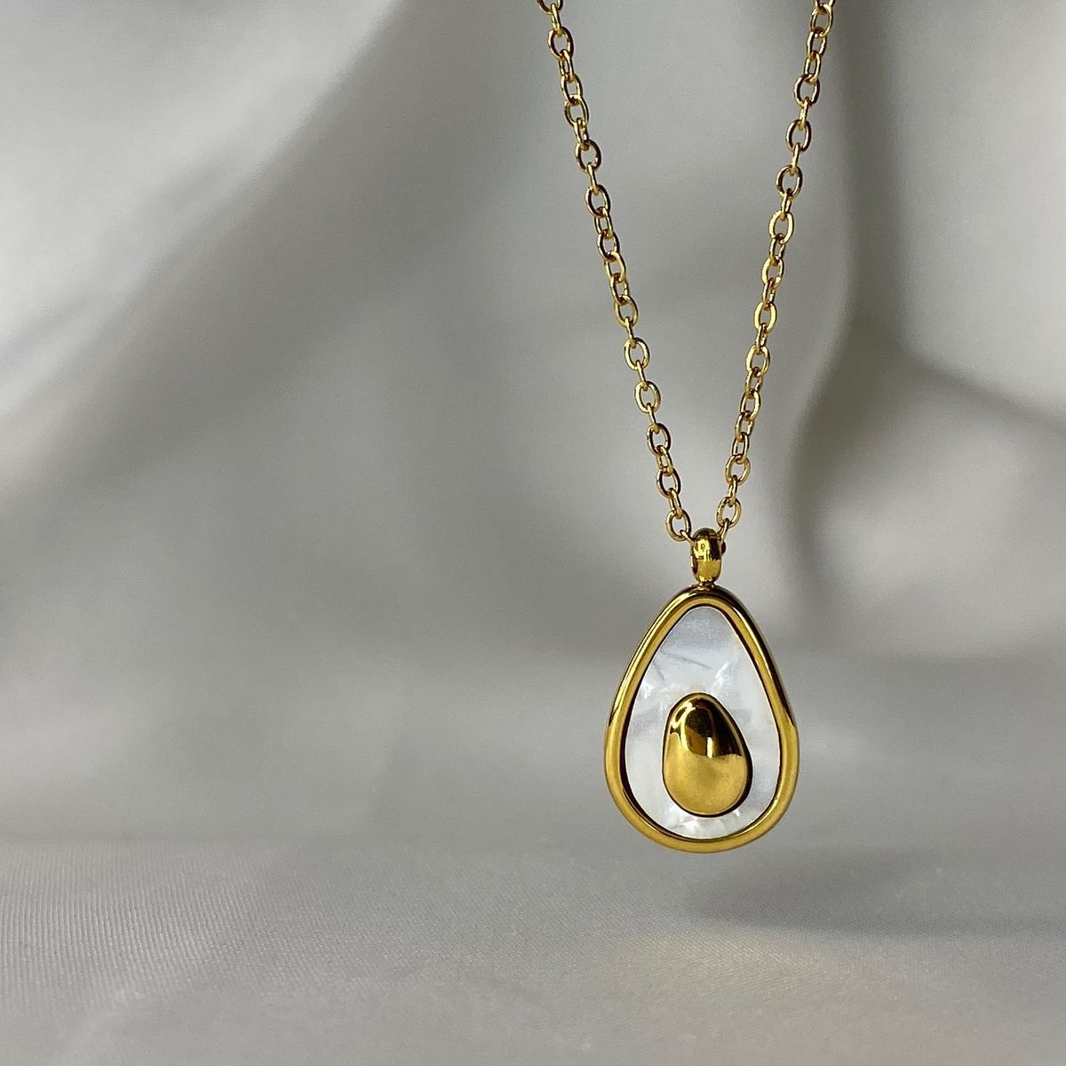 Avocado Golden Necklace