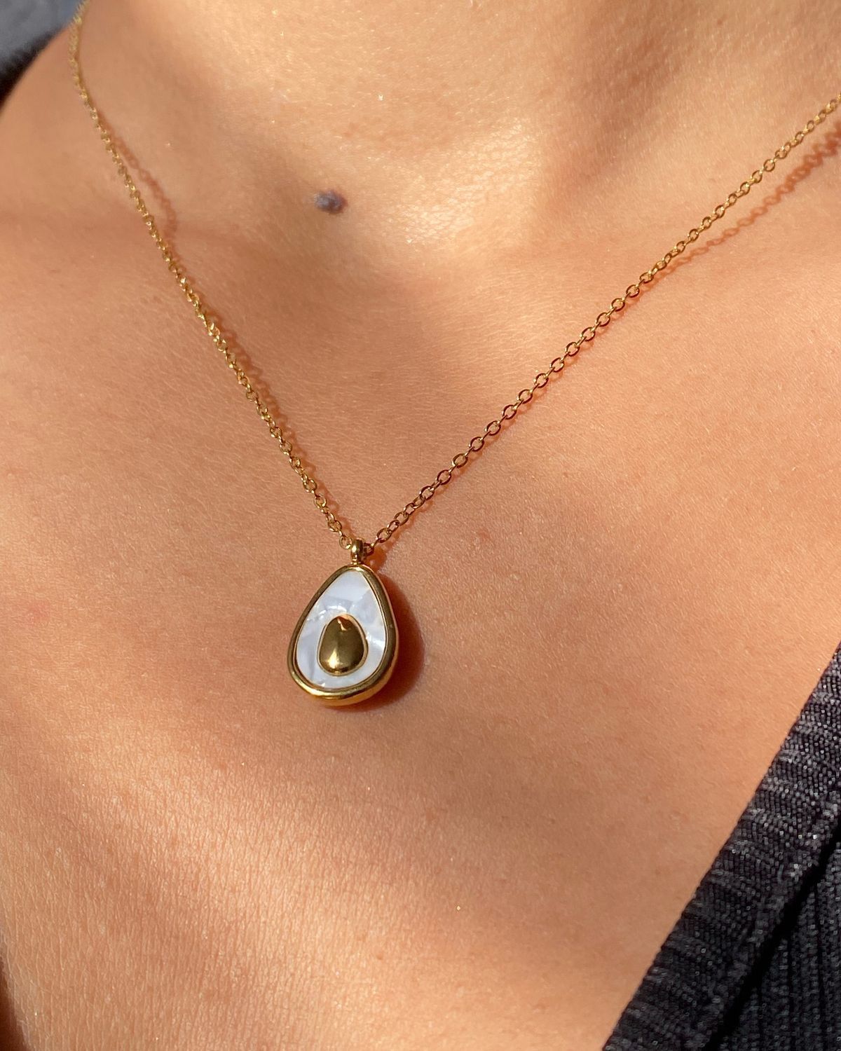 Avocado Golden Necklace