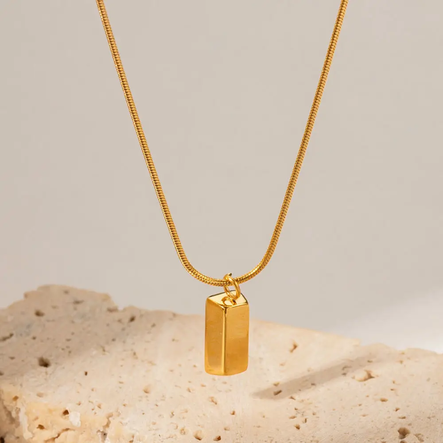 Golden Alloy Golden Necklace