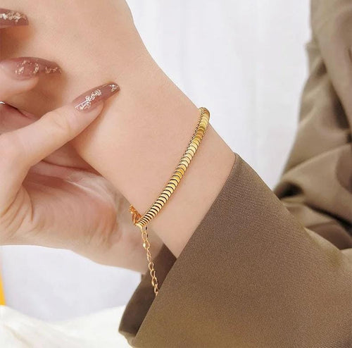 Coin Link Bracelet