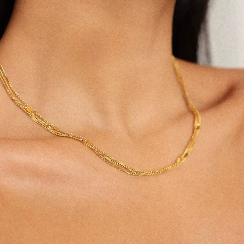 Layers Golden Necklace