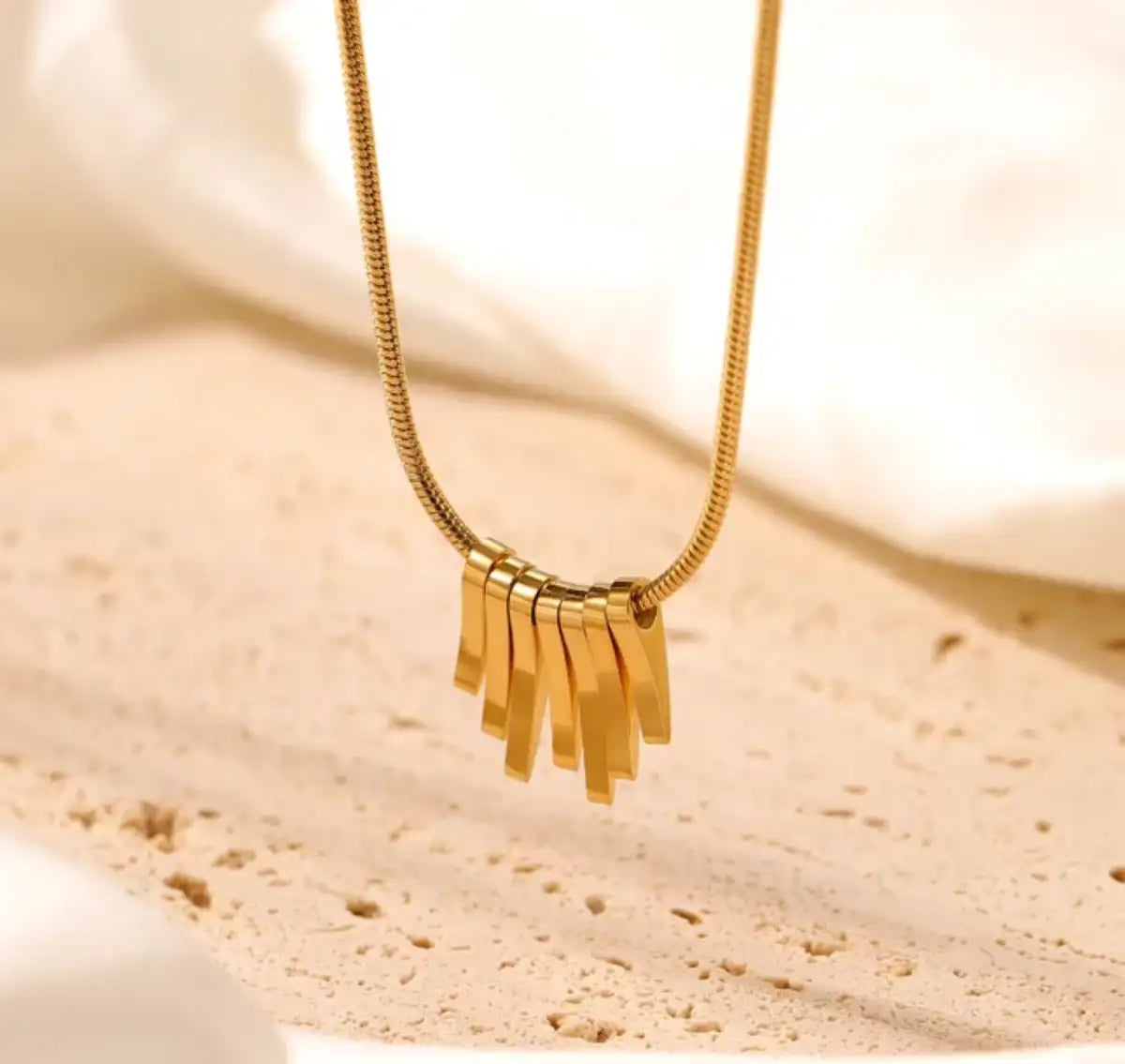 Tassel Golden Necklace