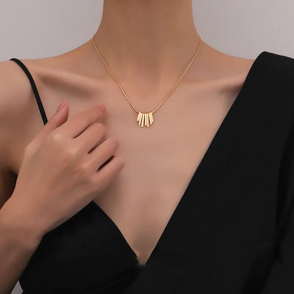 Tassel Golden Necklace