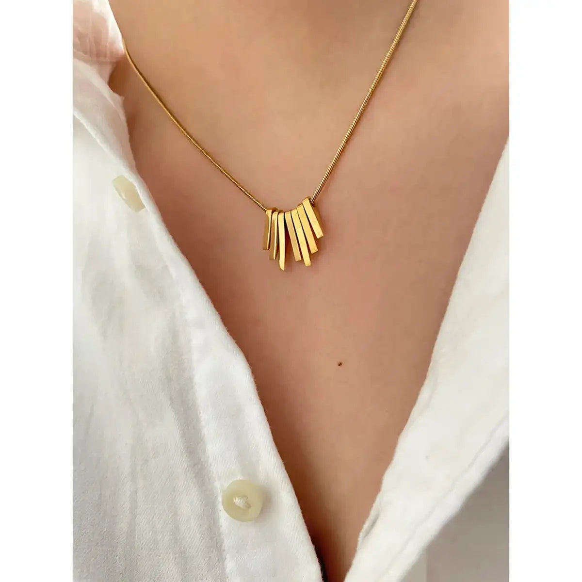 Tassel Golden Necklace