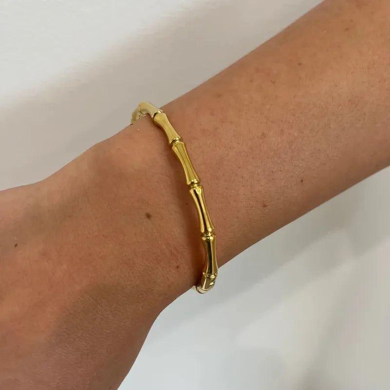 Bamboo Golden Bracelet