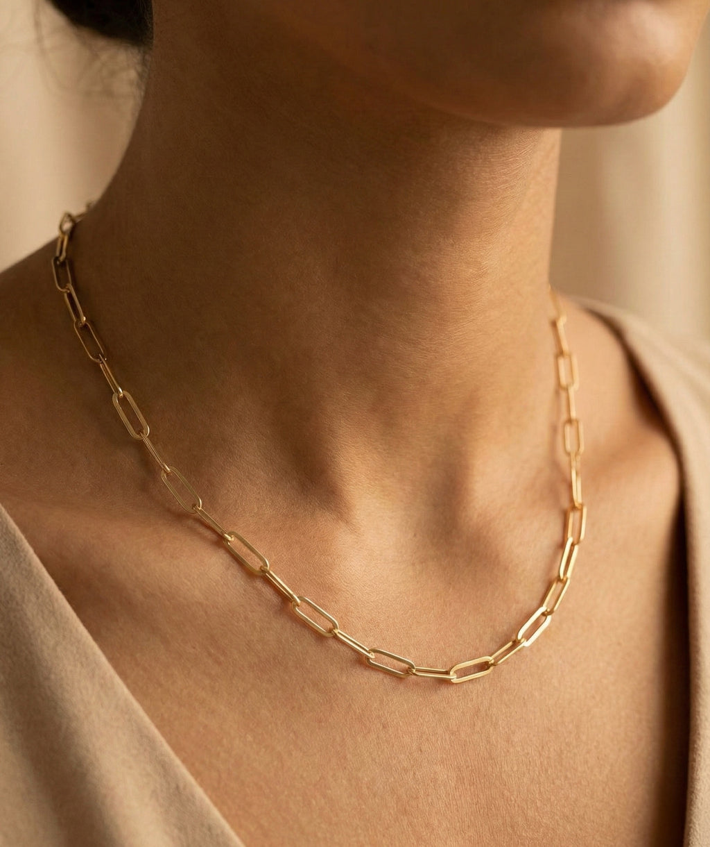 Harber Chain Golden Necklace