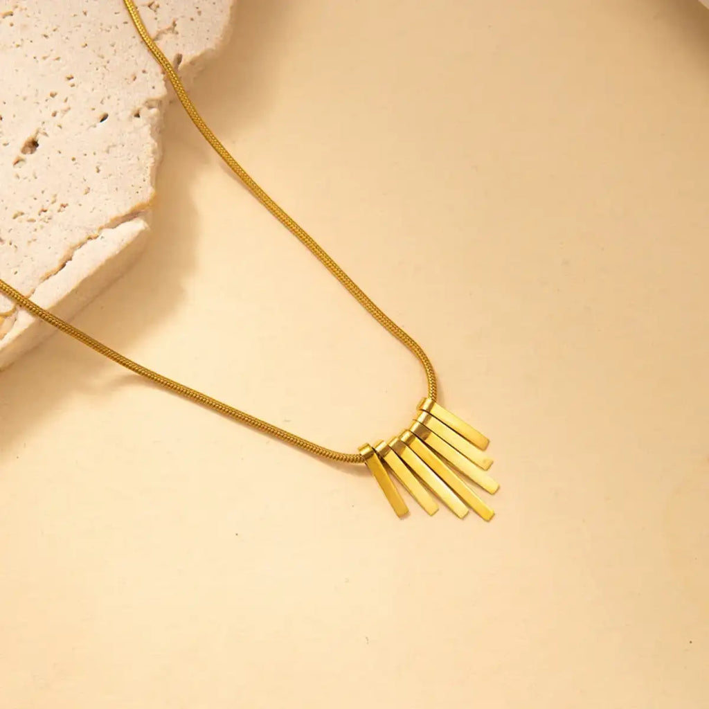 Tassel Golden Necklace