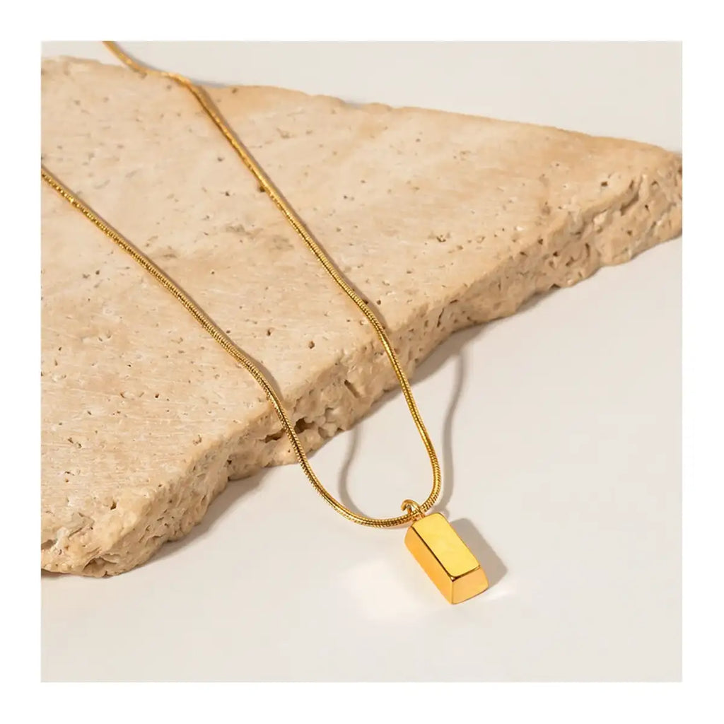 Golden Alloy Golden Necklace