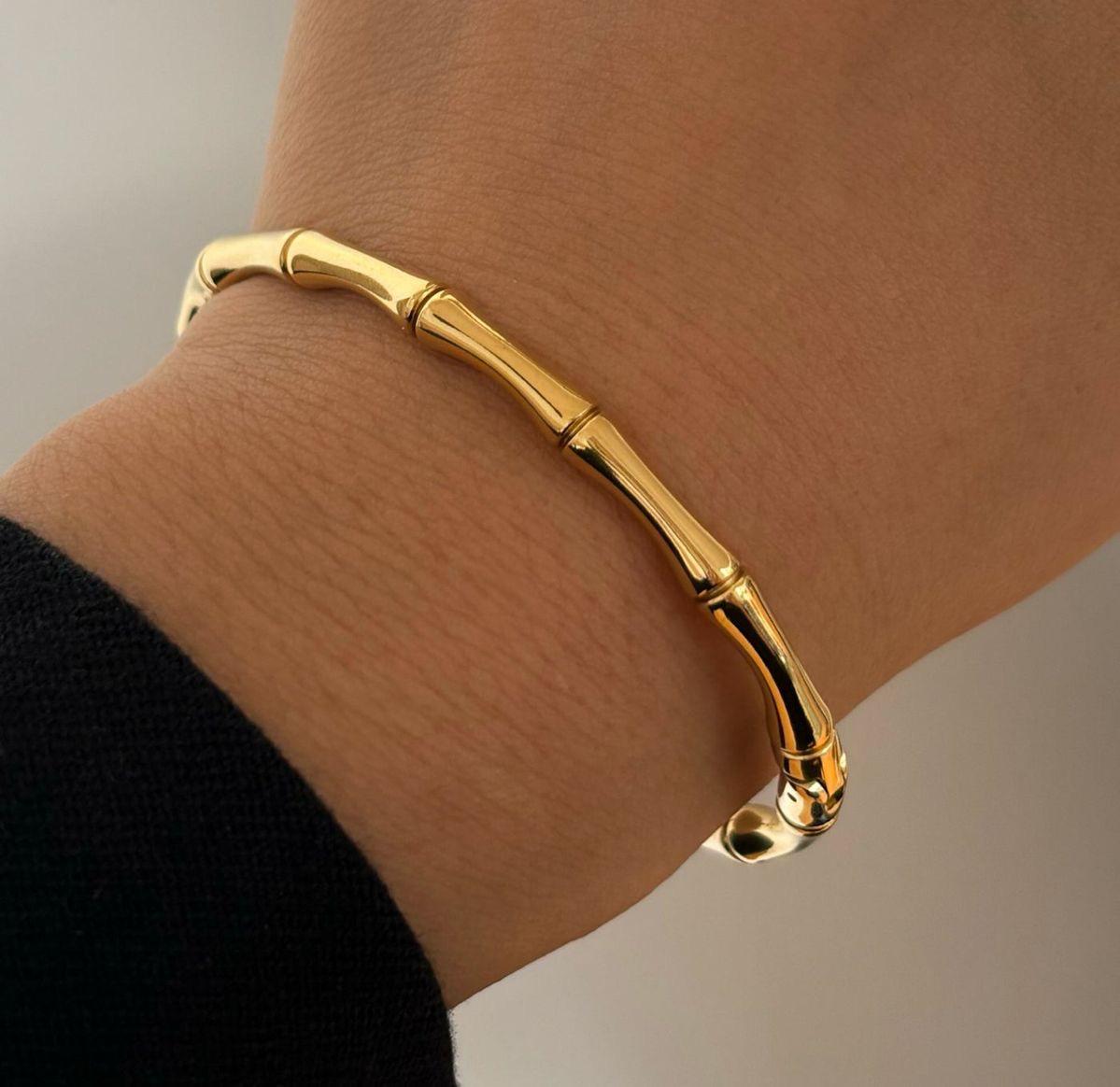 Bamboo Golden Bracelet