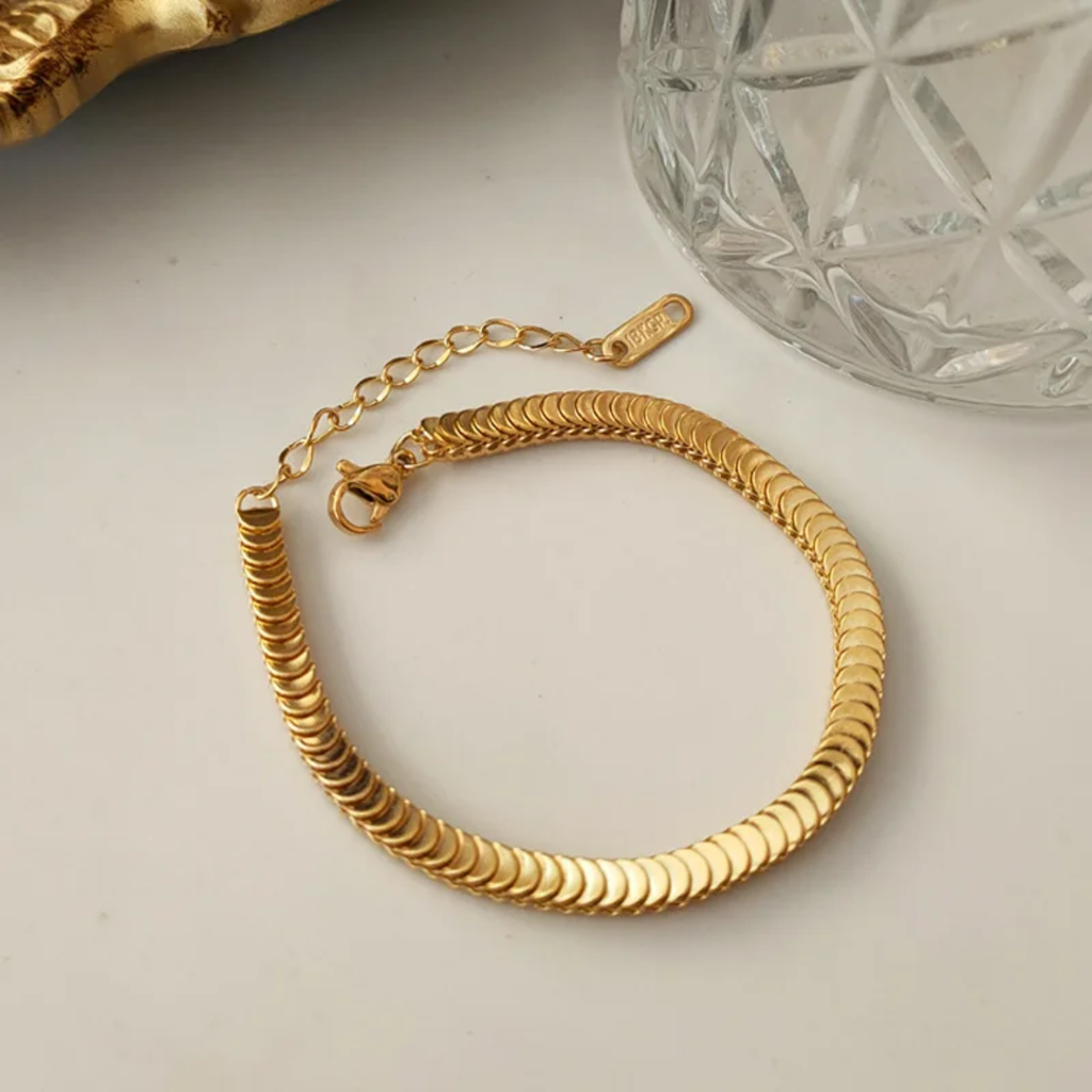Coin Link Bracelet