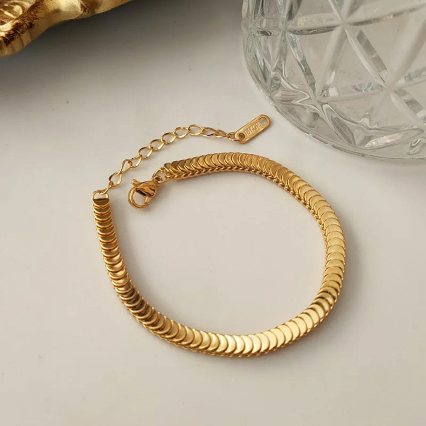 Coin Link Bracelet