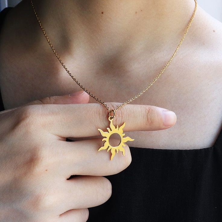 Sun Golden Necklace