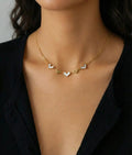 Natural Shell Heart Necklace