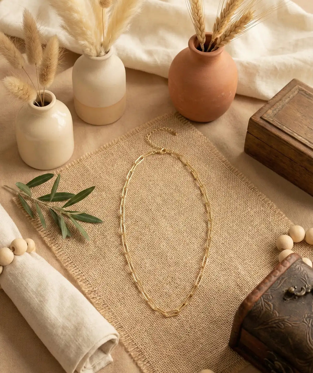 Harber Chain Golden Necklace