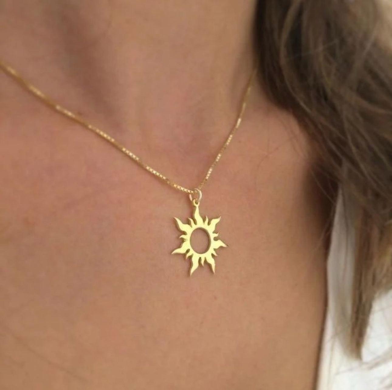 Sun Golden Necklace