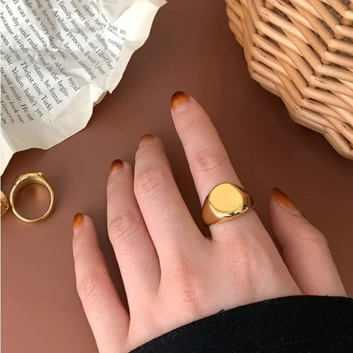 Circular Stamp Ring