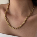 Gold Twisted Necklace