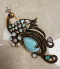 Royal Peacock Brooch