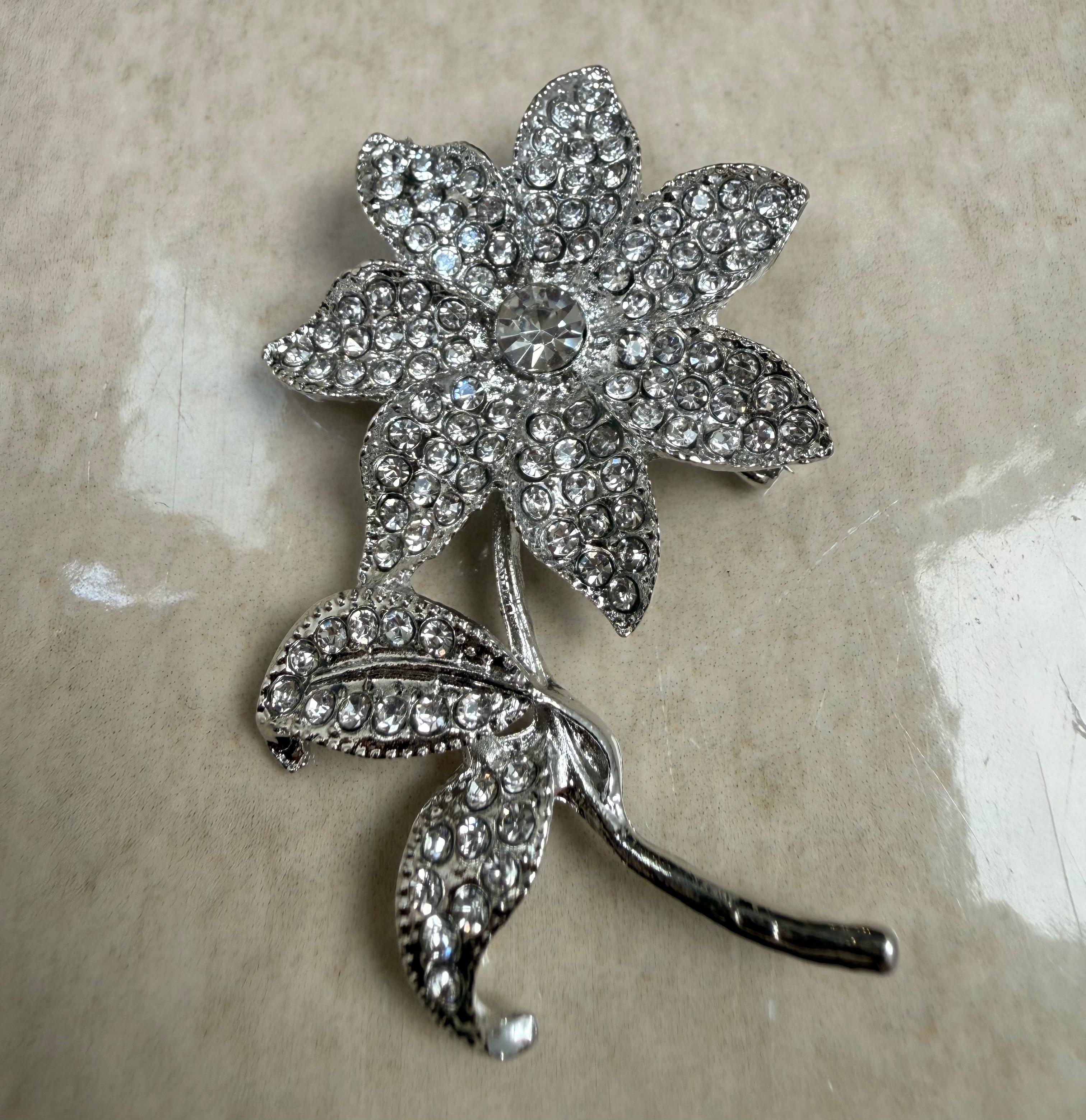 Starlight Botanical Brooch