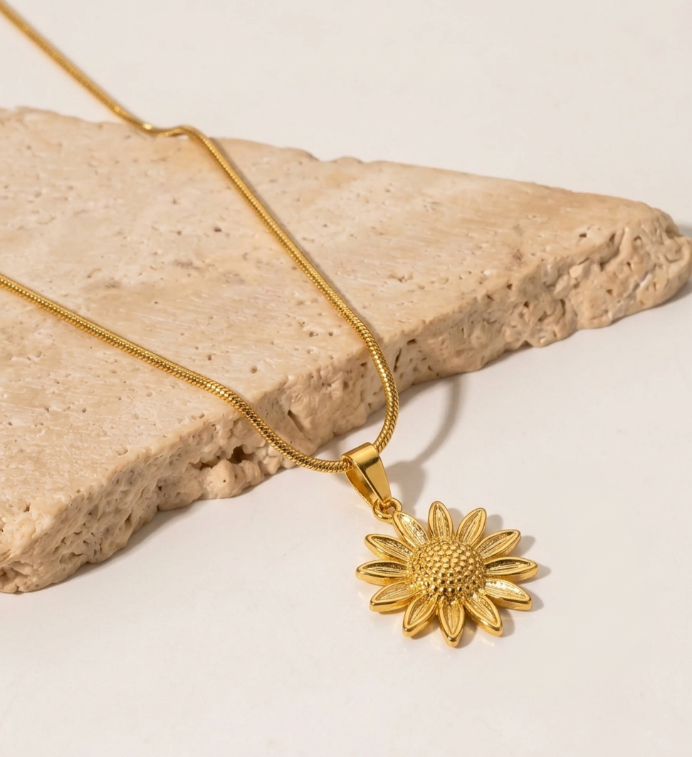 Sunflower Necklace