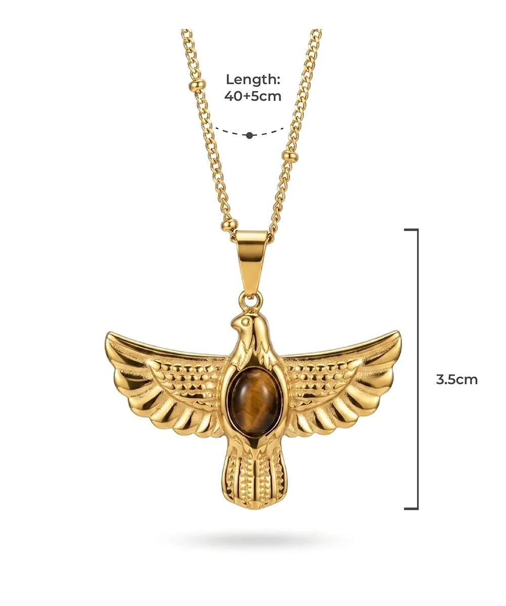 Golden Hawk Necklace