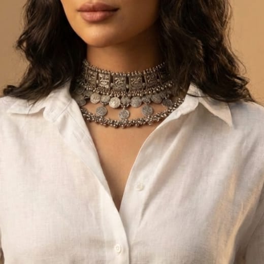 Azule Triple Layer Necklaces