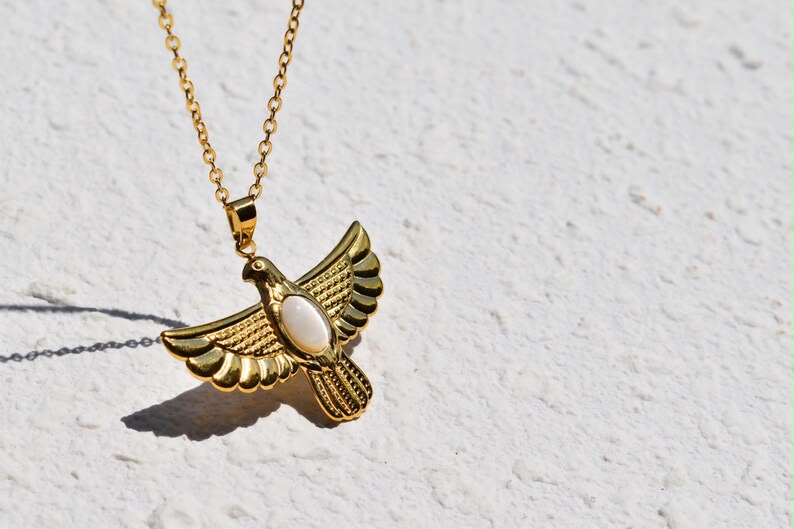 Golden Hawk Necklace