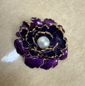 Violet Bloom Brooch