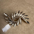 Crystal Plumage Brooch