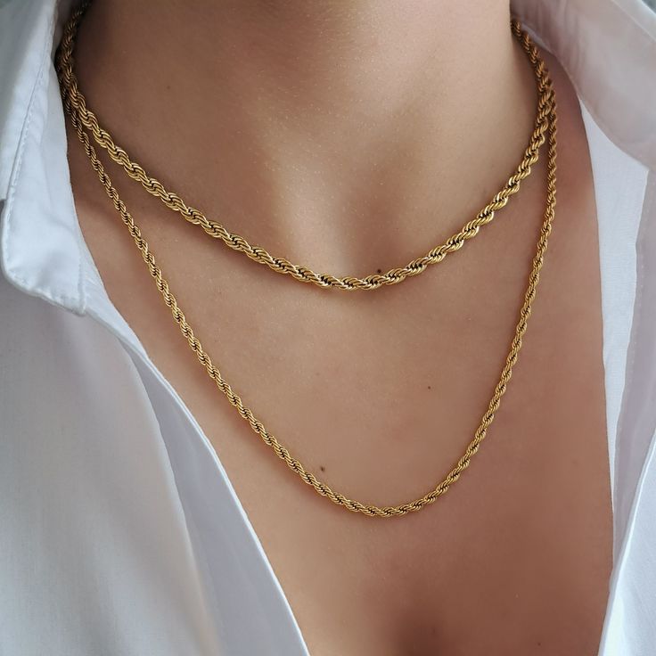 Gold Twisted Necklace