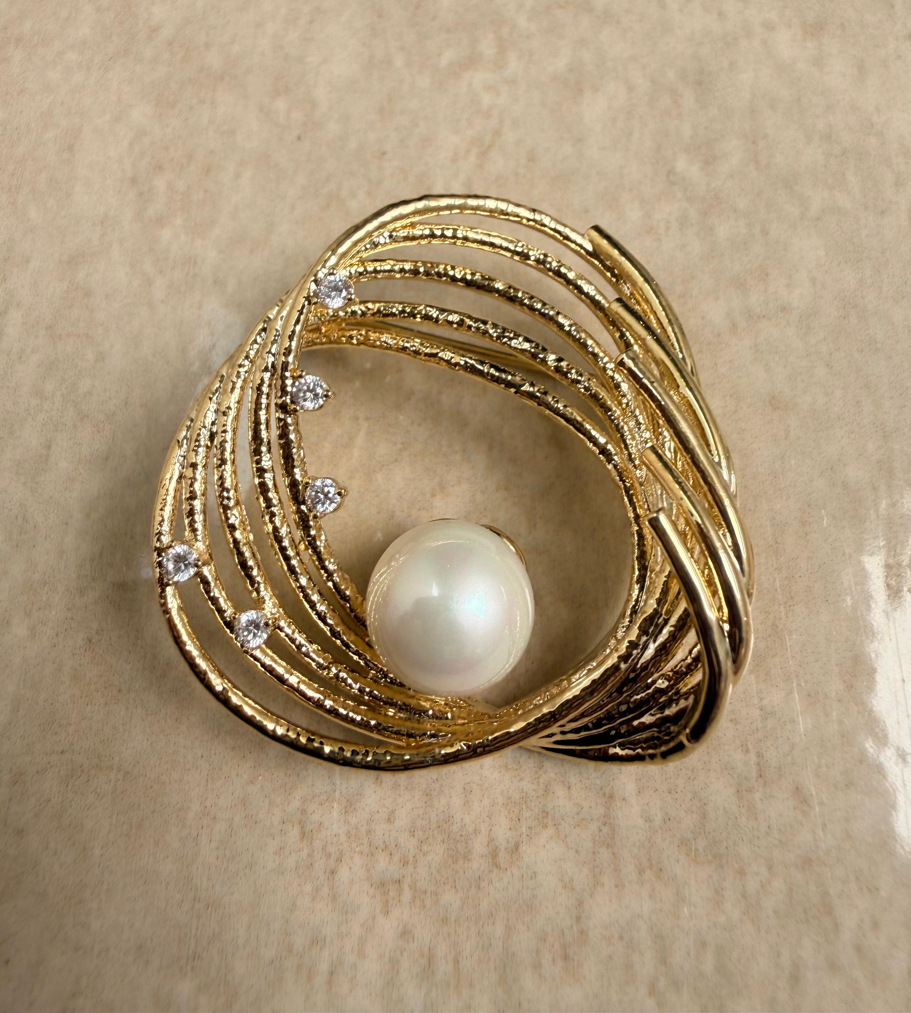 Luminous Tide Brooch