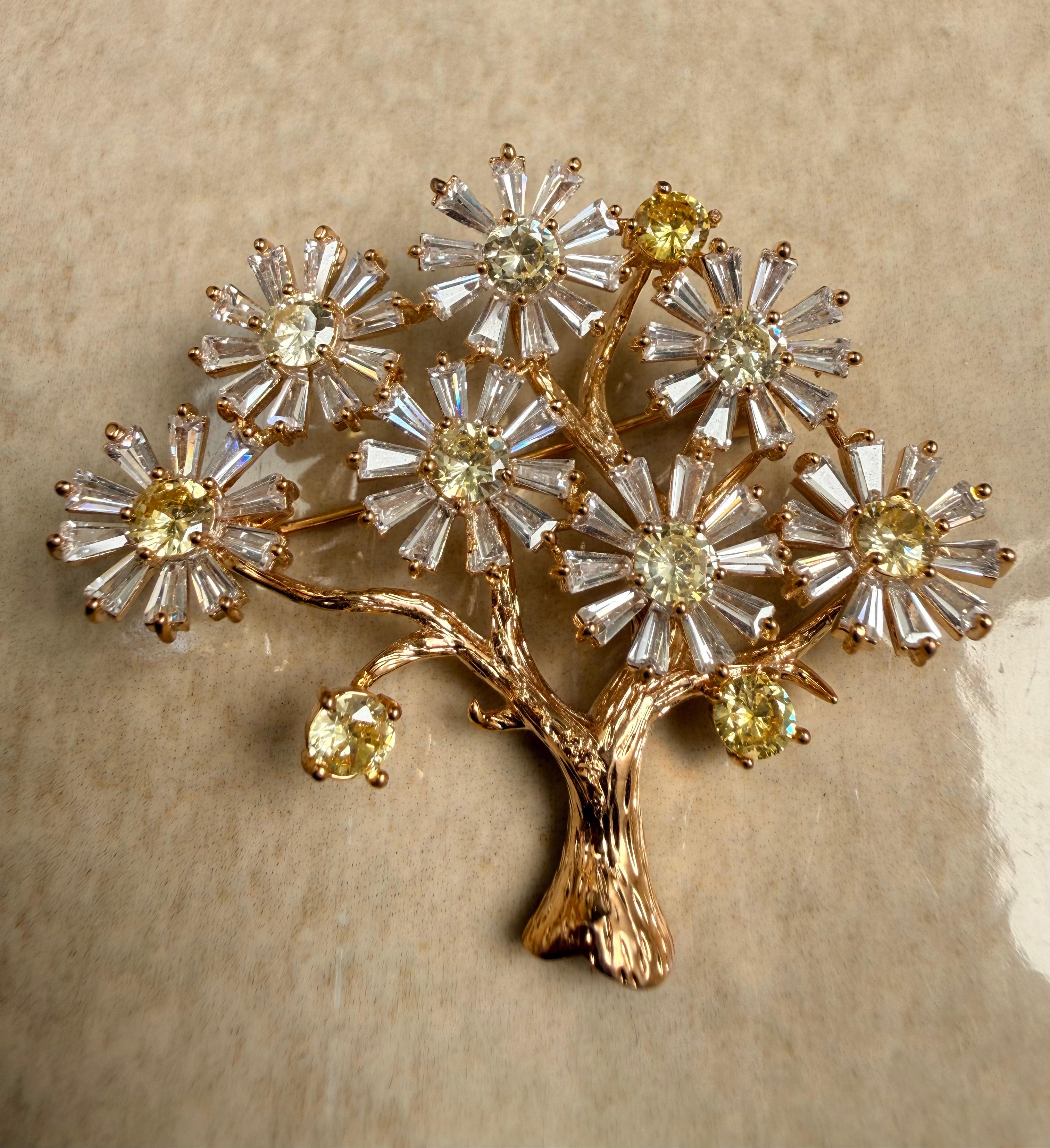 Radiant Arbor Brooch