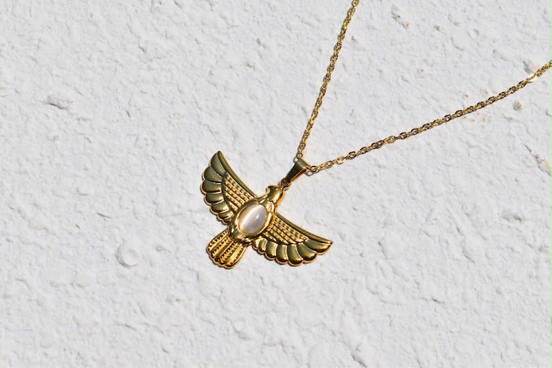 Golden Hawk Necklace