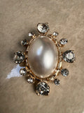 Goldrn Pearl Brooch