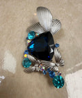 Butterfly Gem Brooch